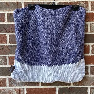 UGG Blue and Grey Knit Accent Cushion Cover